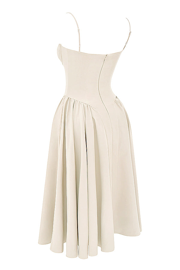 Korsett solklänning