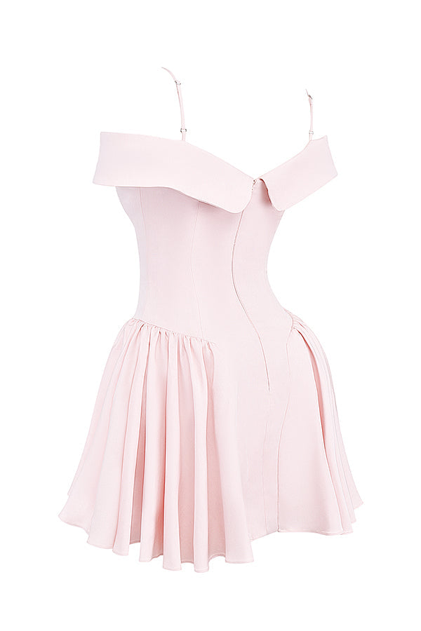 Off shoulder miniklänning