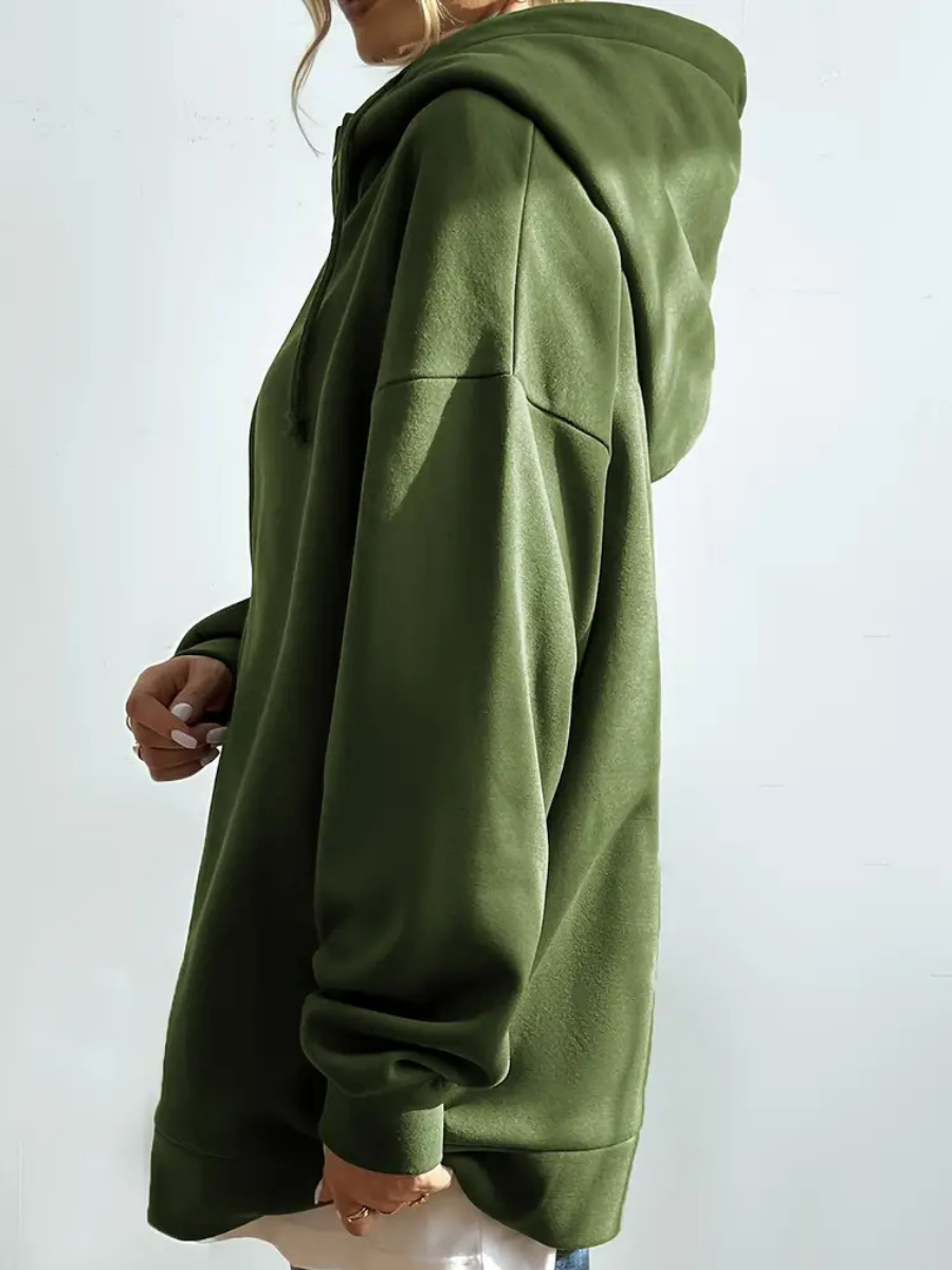 lå ng hoodie