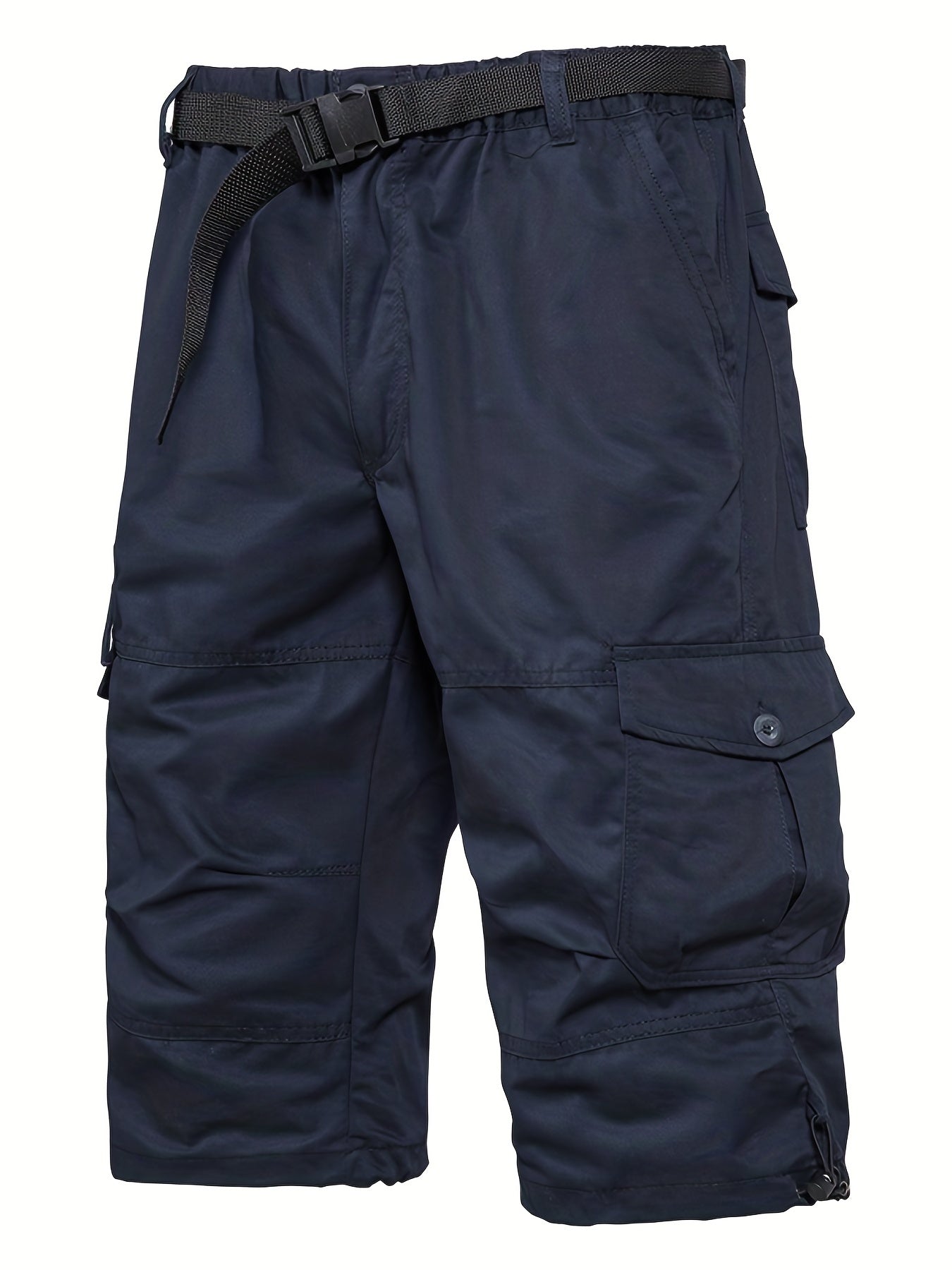 Casual cargo capri shorts för män i street style