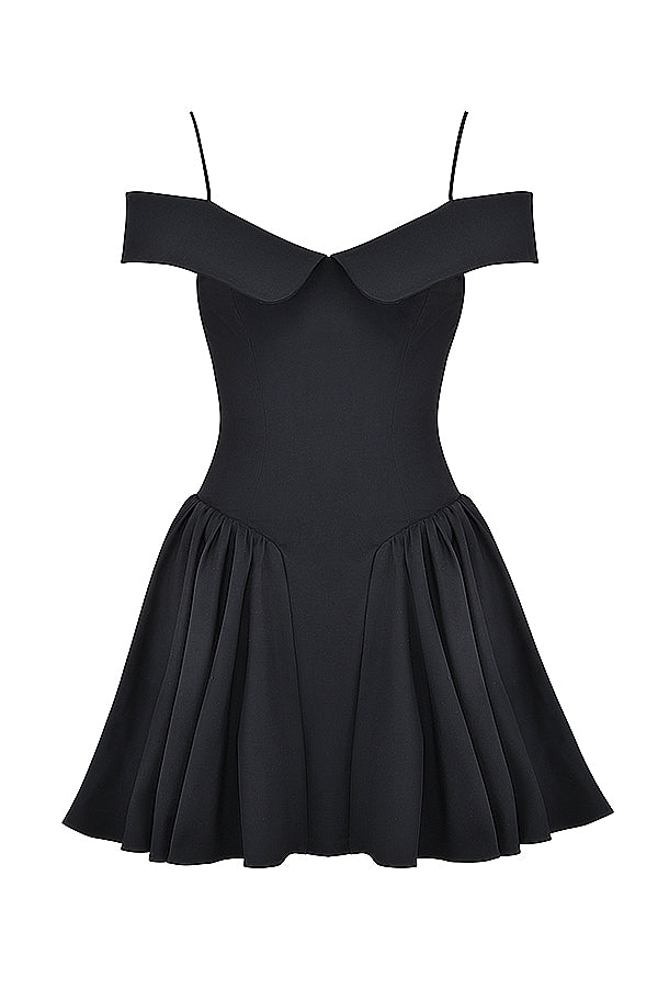 Off shoulder miniklänning