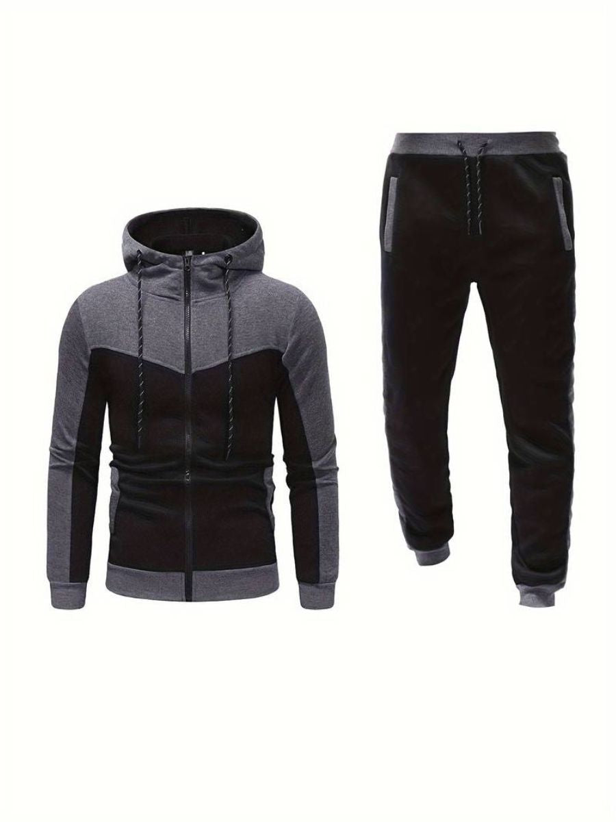 hoodie och träningsbyxor
