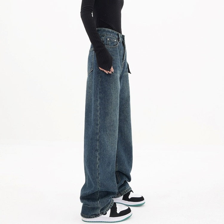 Raka lösa casual jeans