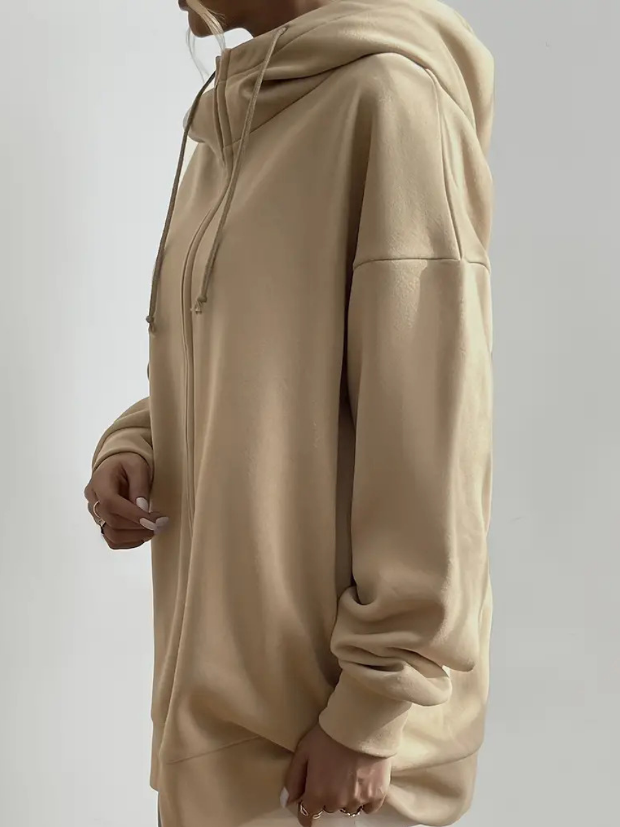 lå ng hoodie