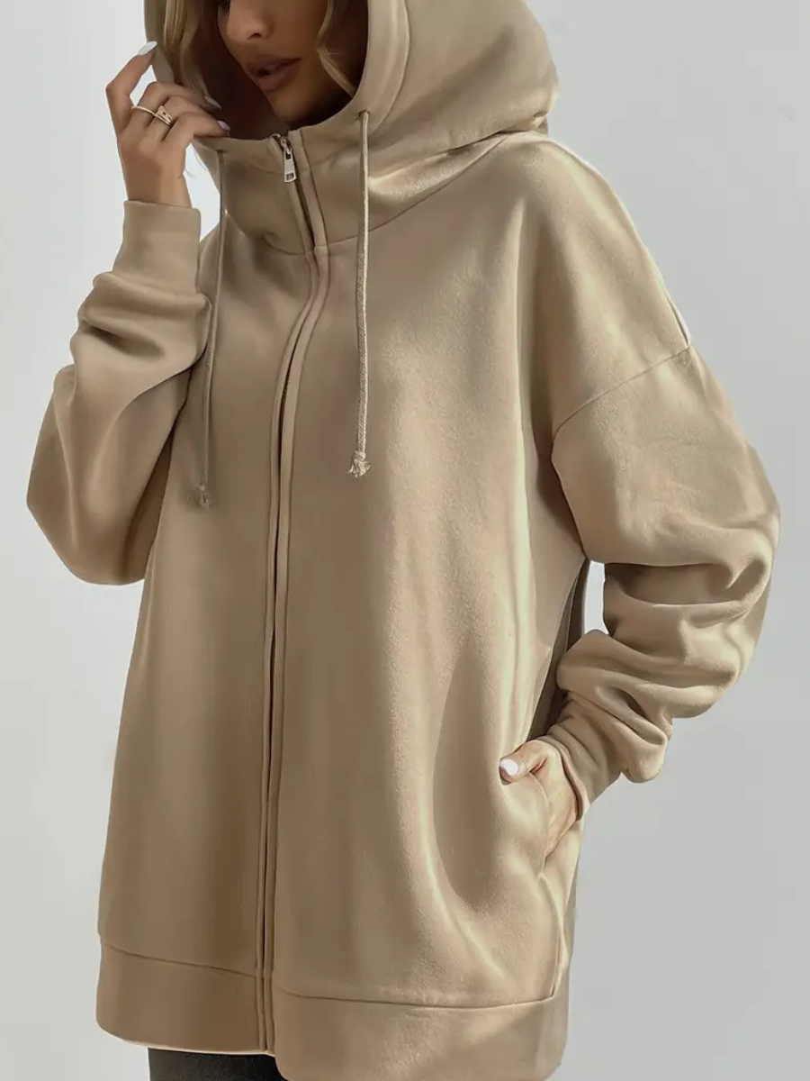 lå ng hoodie