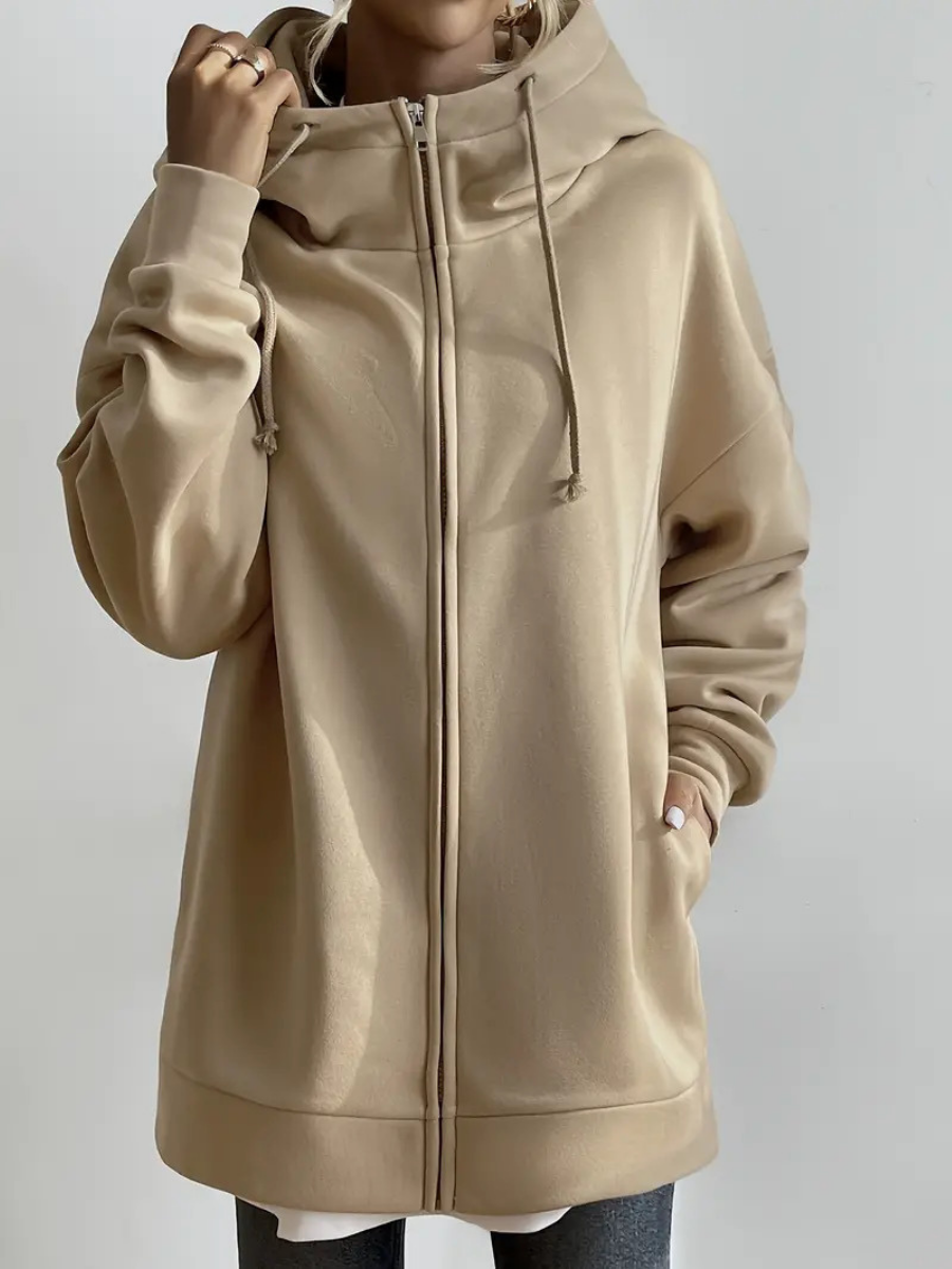 lå ng hoodie
