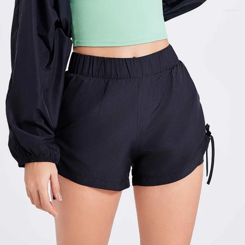 Lšpshorts med resŒrband