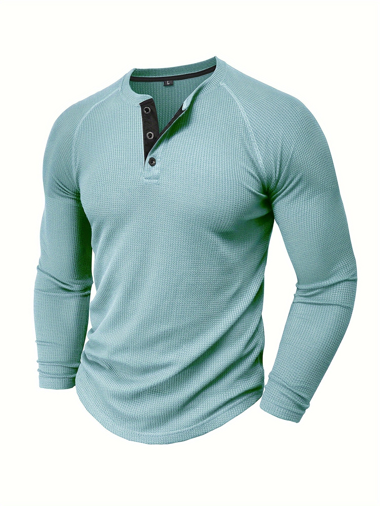Lå ngärmad Henley skjorta