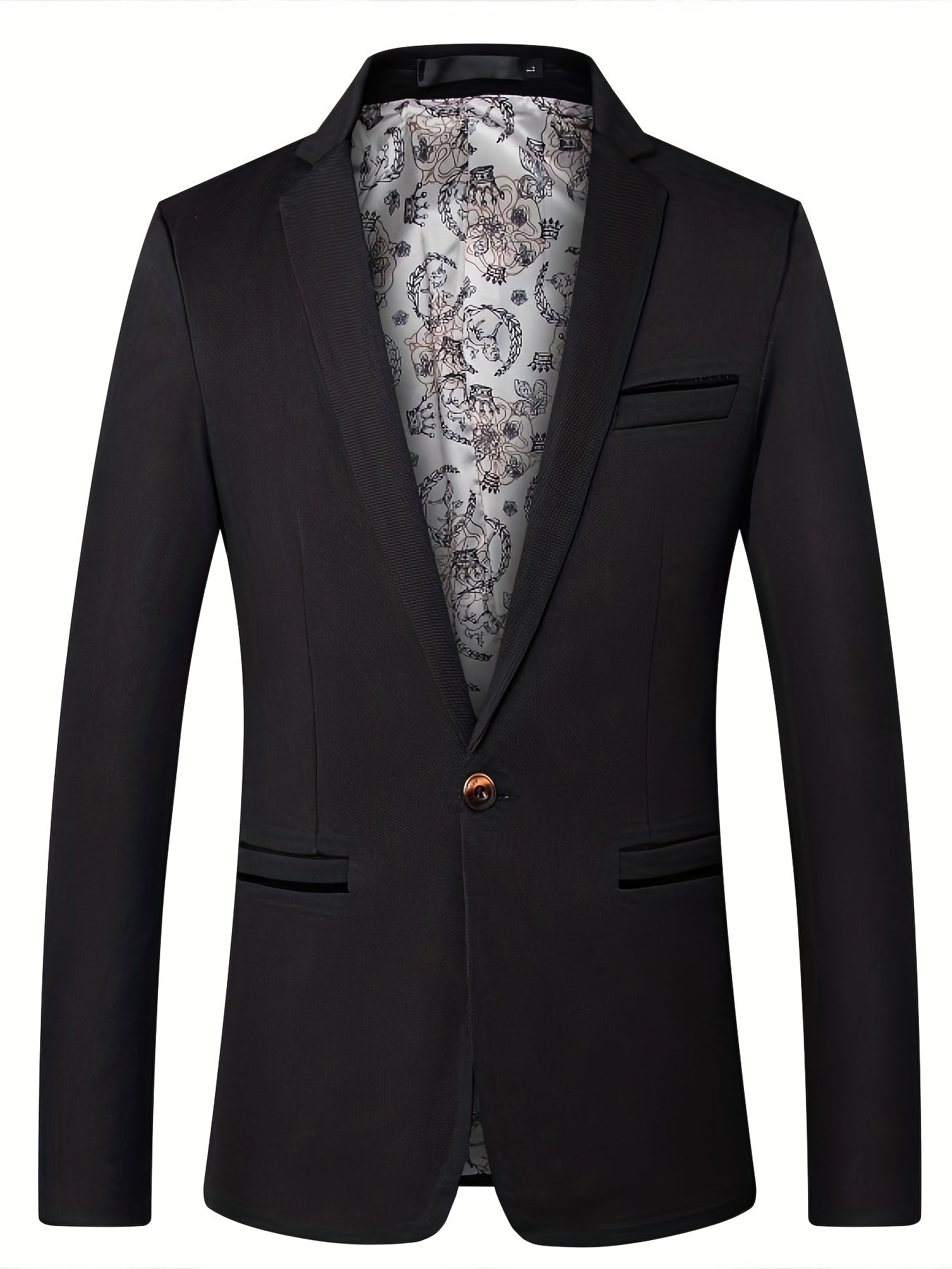 Blazer med en knapp