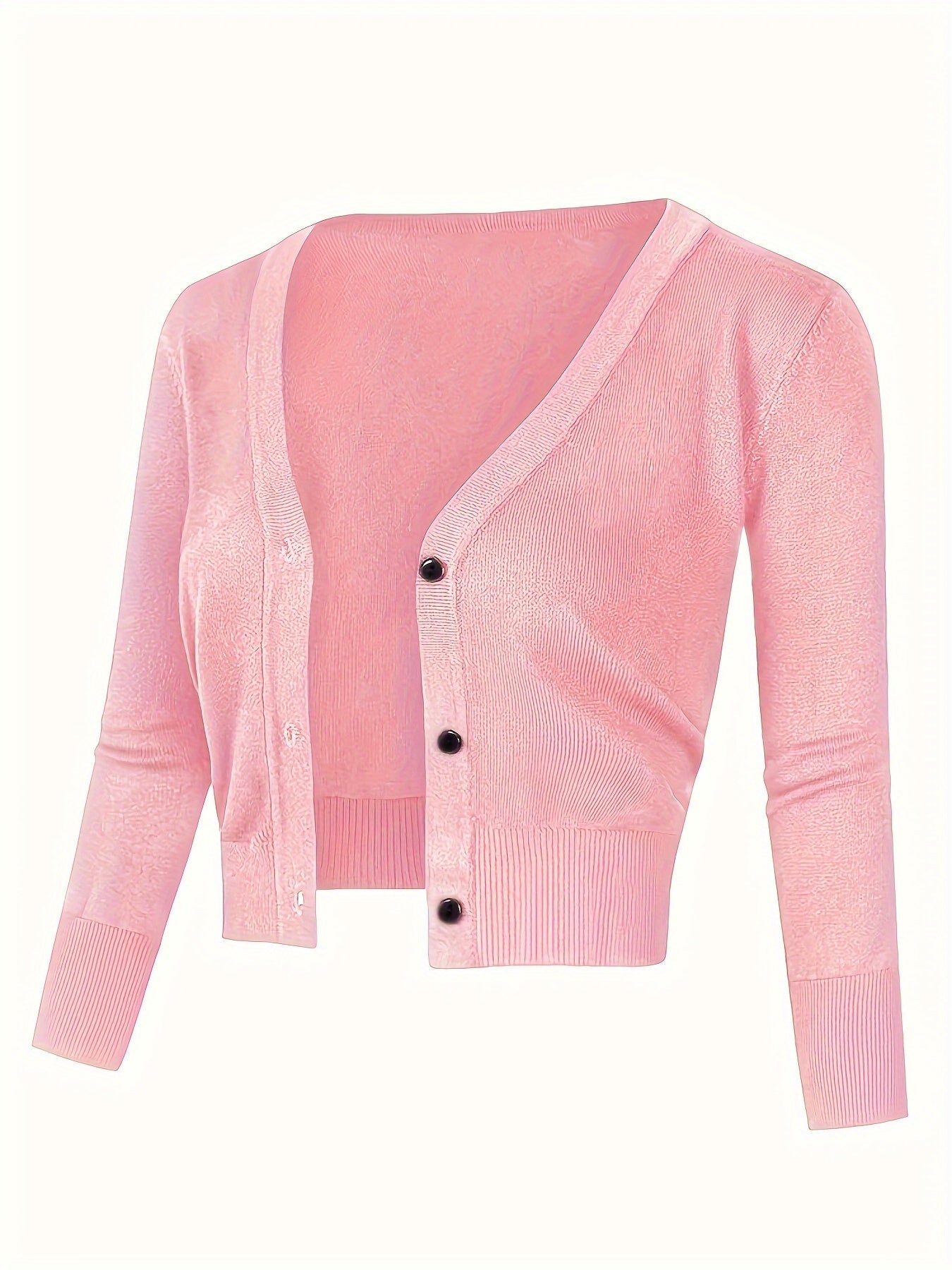 Bolero cardigan med knappstängning
