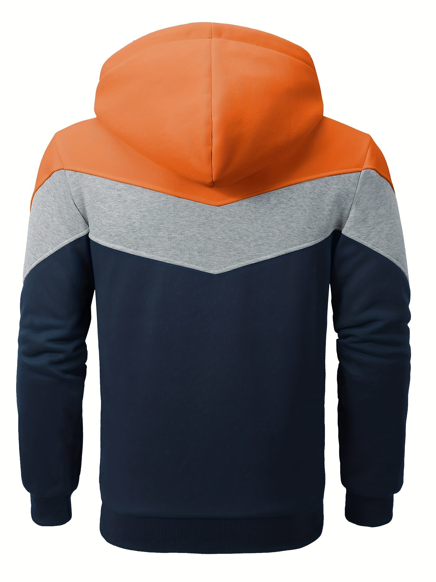 Må ngsidig päls hoodie för män