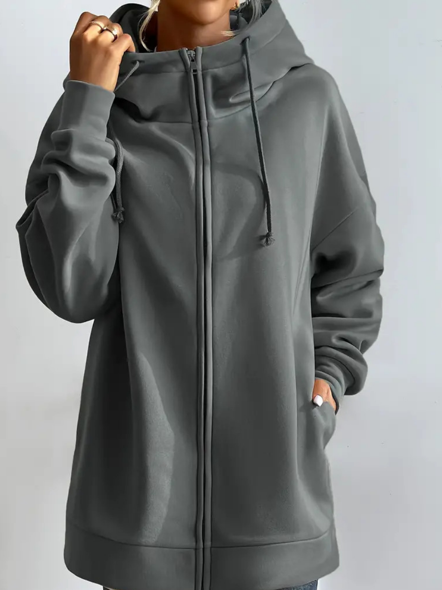 lå ng hoodie