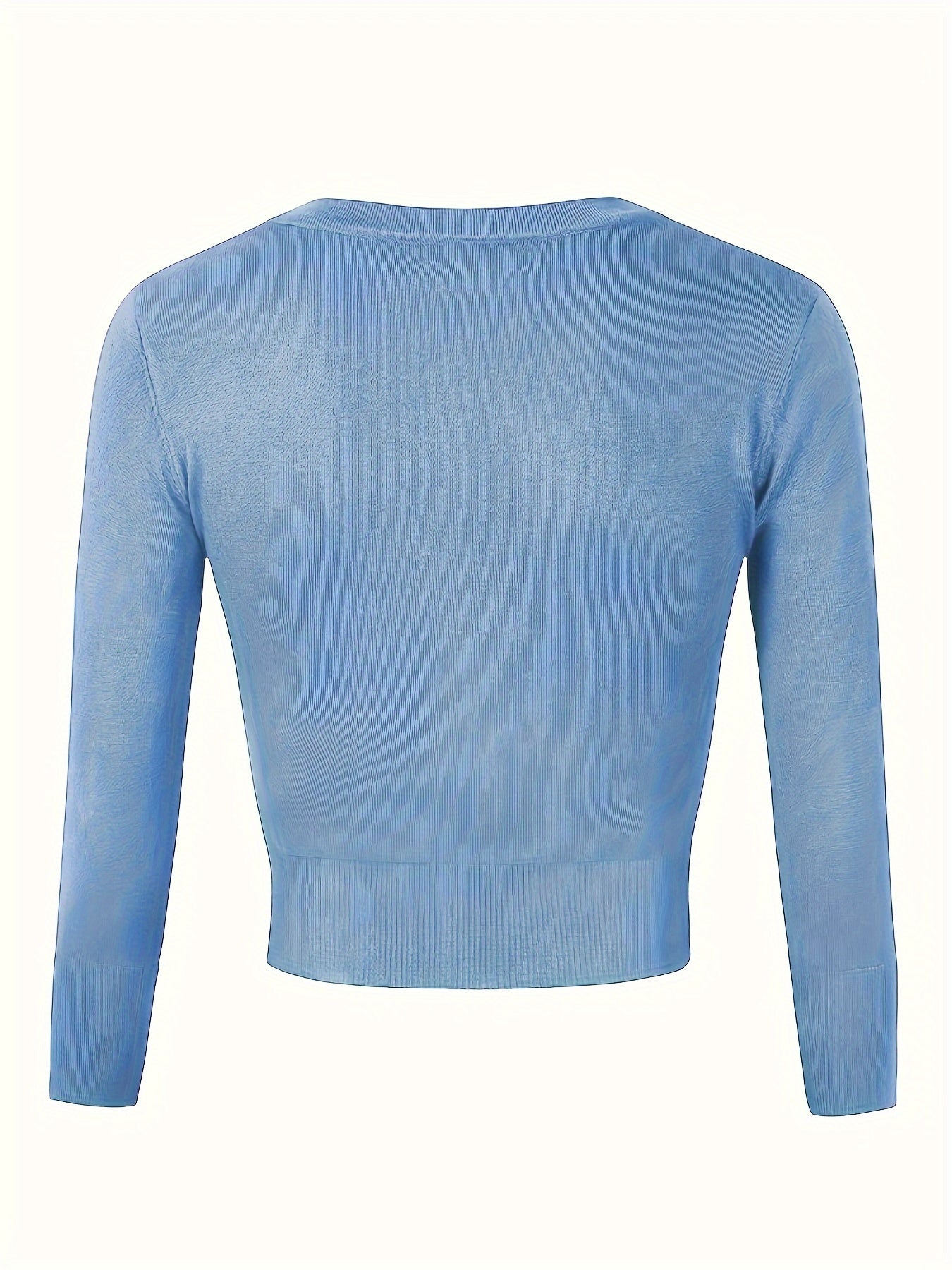 Bolero cardigan med knappstängning