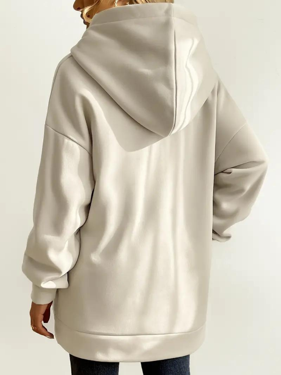 lå ng hoodie