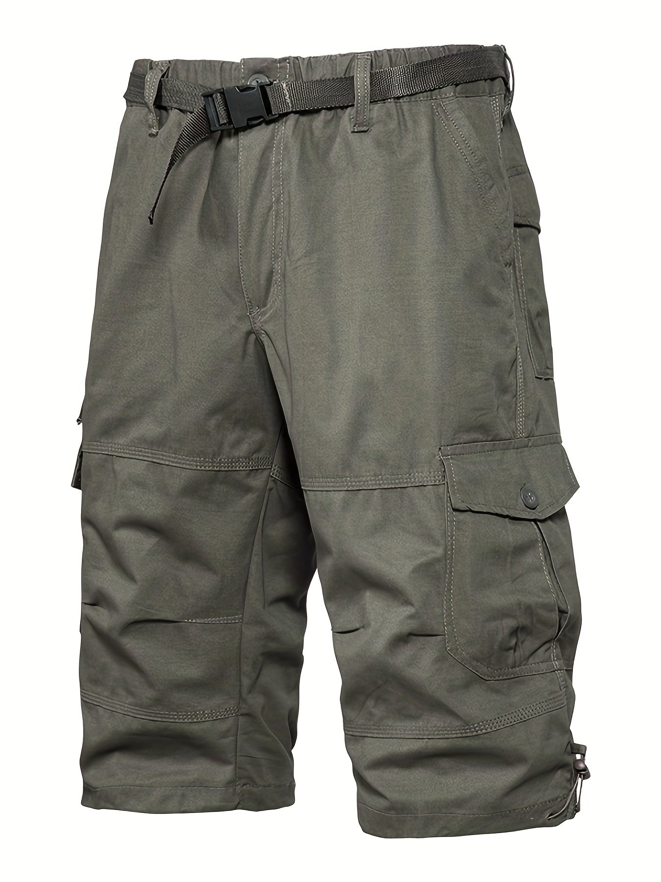Casual cargo capri shorts för män i street style