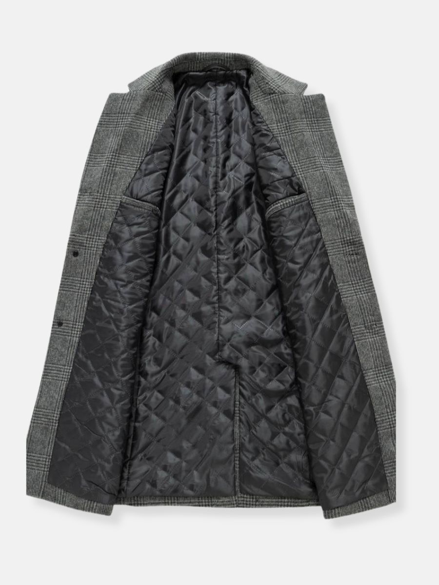 Elegant trenchcoat i ylle