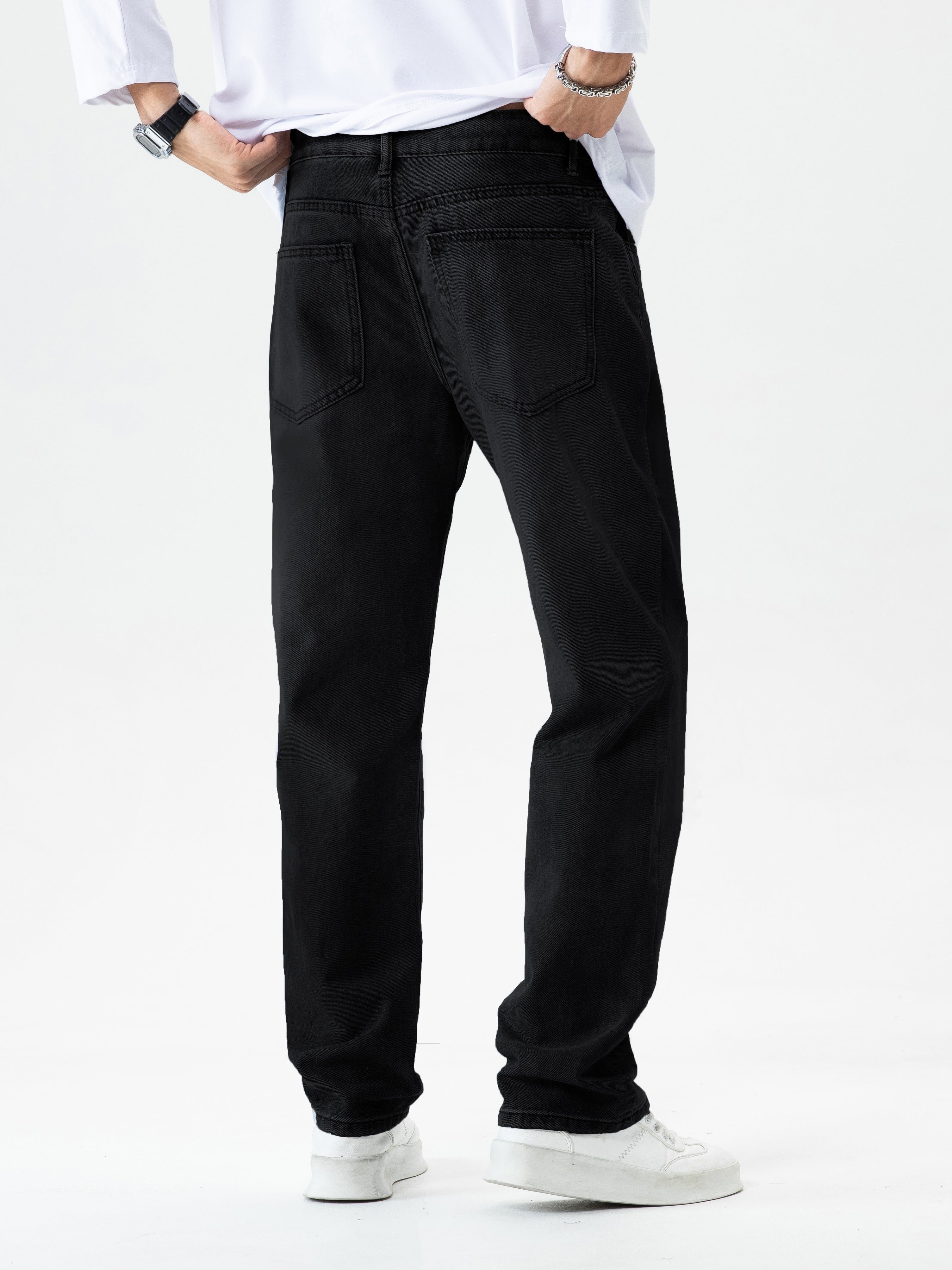 Jeans med raka ben för män