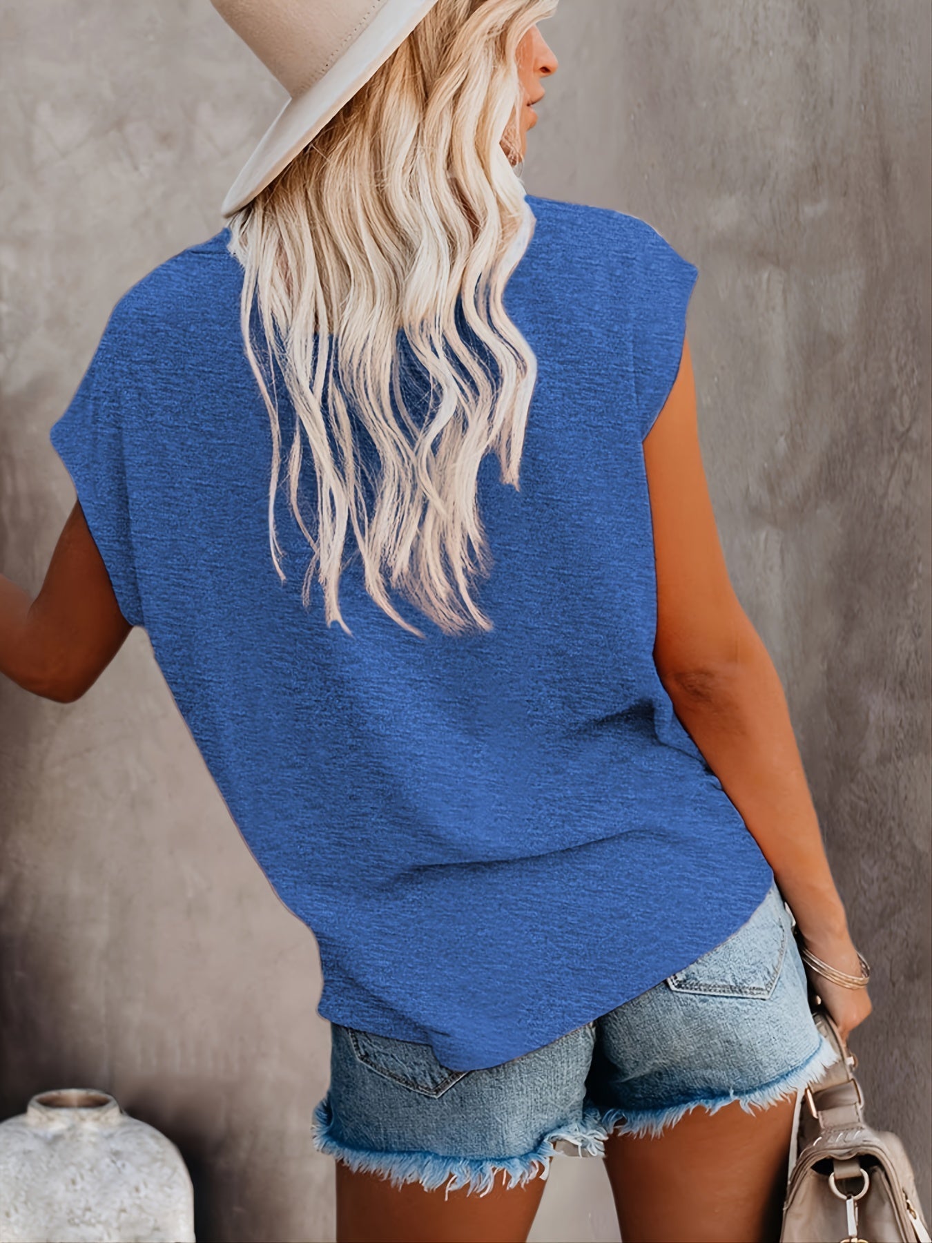 Casual avslappnade kortärmade t-shirts för kvinnor