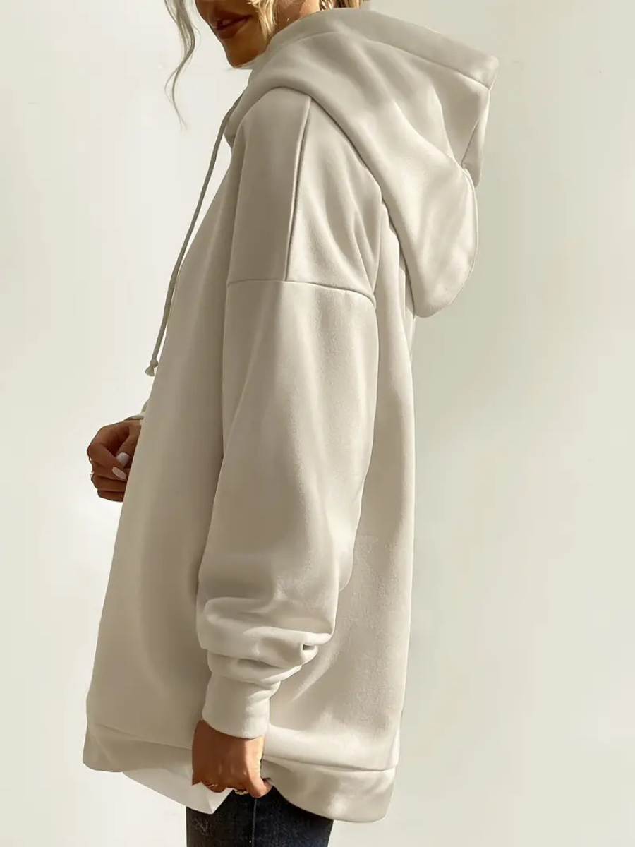 lå ng hoodie