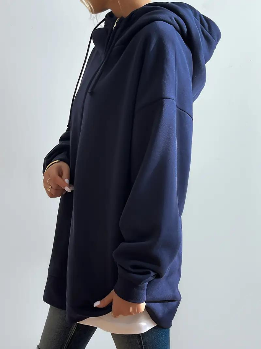 lå ng hoodie