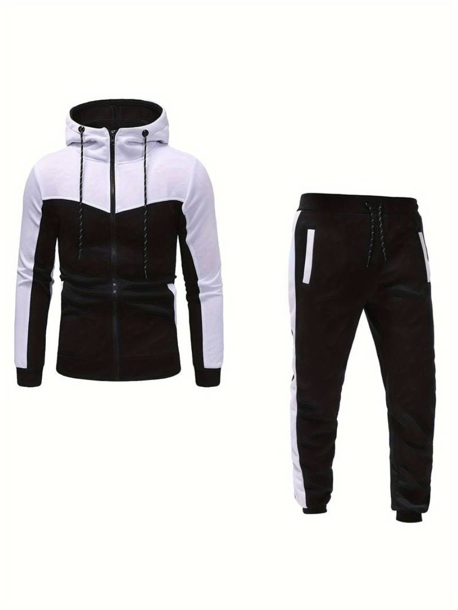 hoodie och träningsbyxor