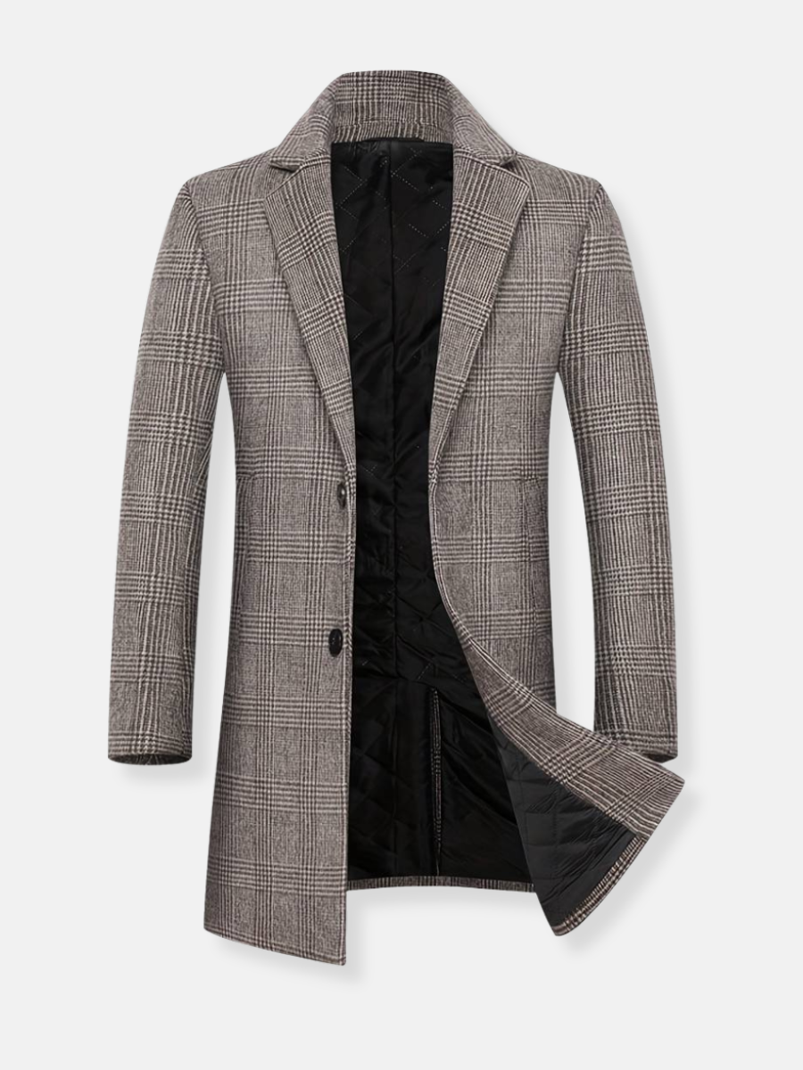 Elegant trenchcoat i ylle