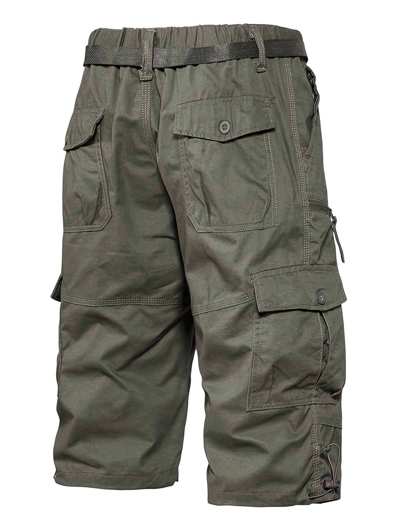 Casual cargo capri shorts för män i street style