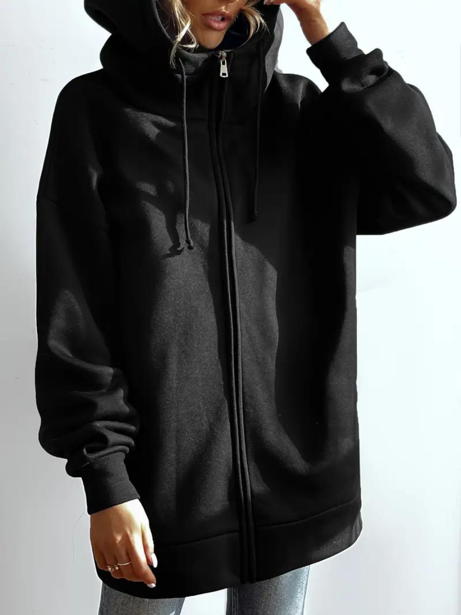 lå ng hoodie