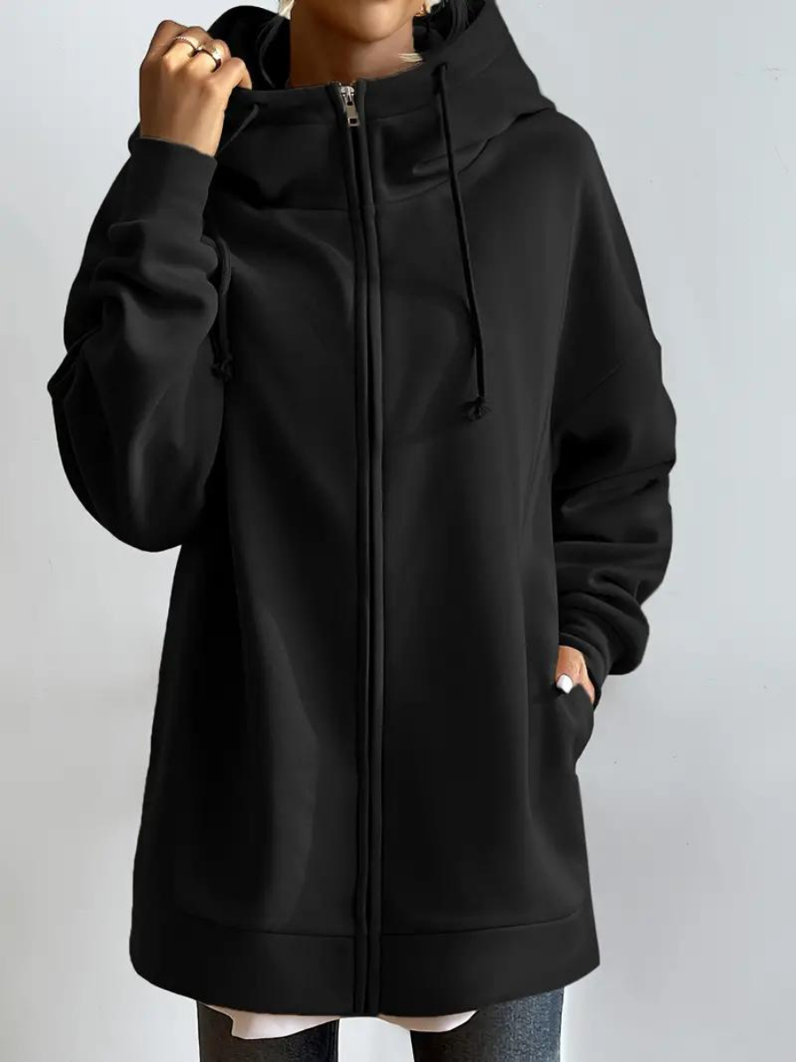 lå ng hoodie