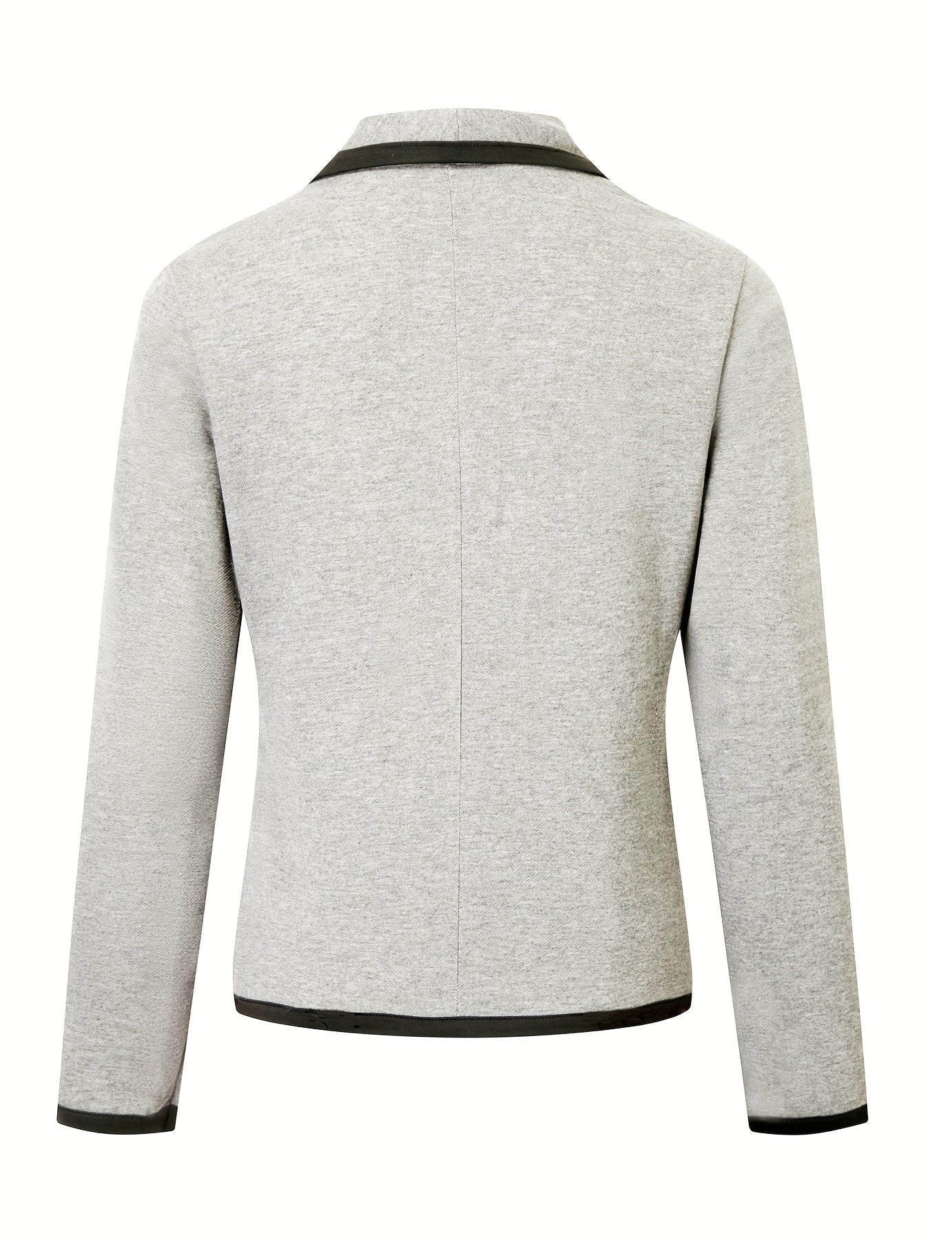 Blazer med sjalkrage och kontrasterande kant