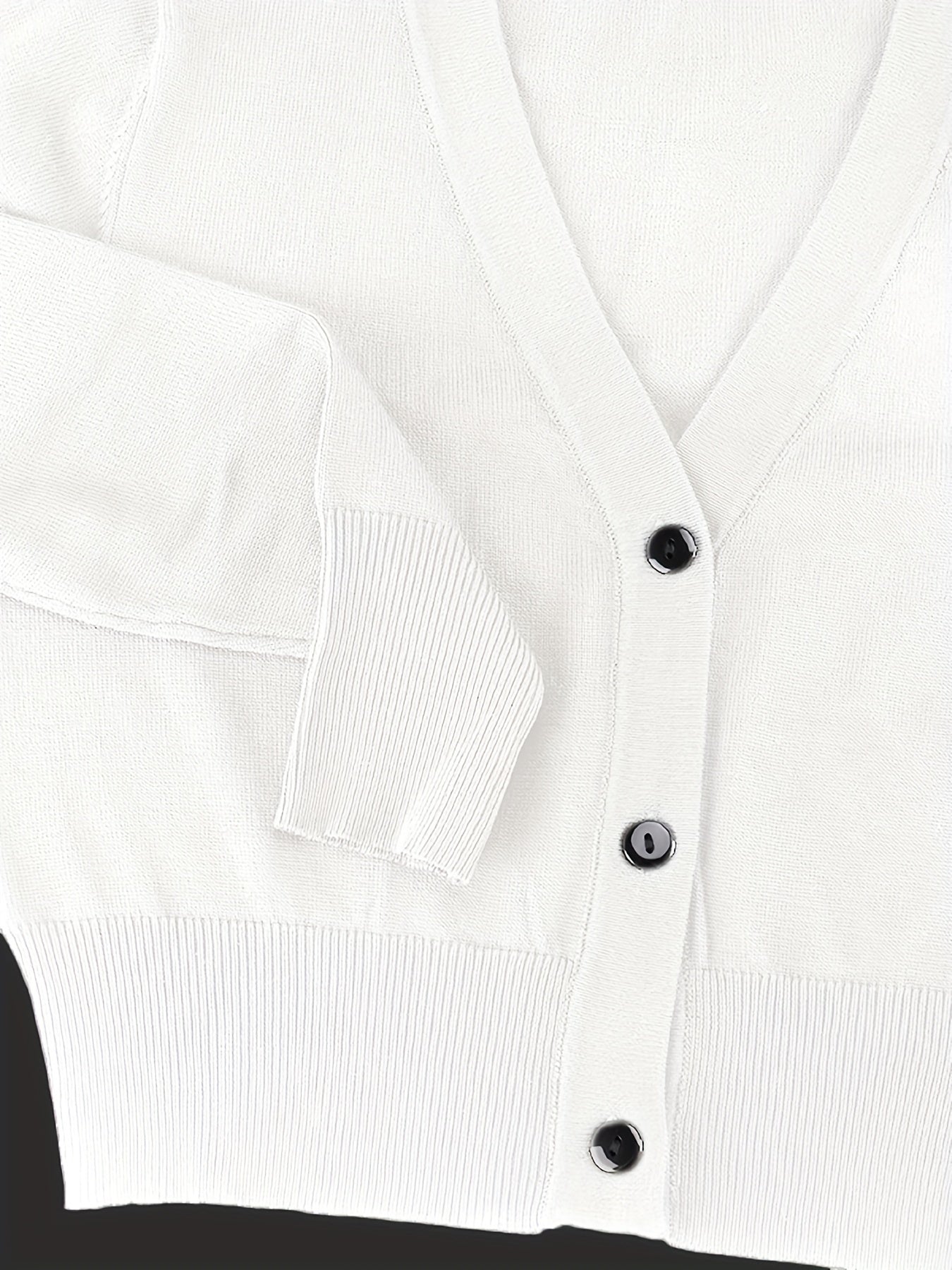 Bolero cardigan med knappstängning