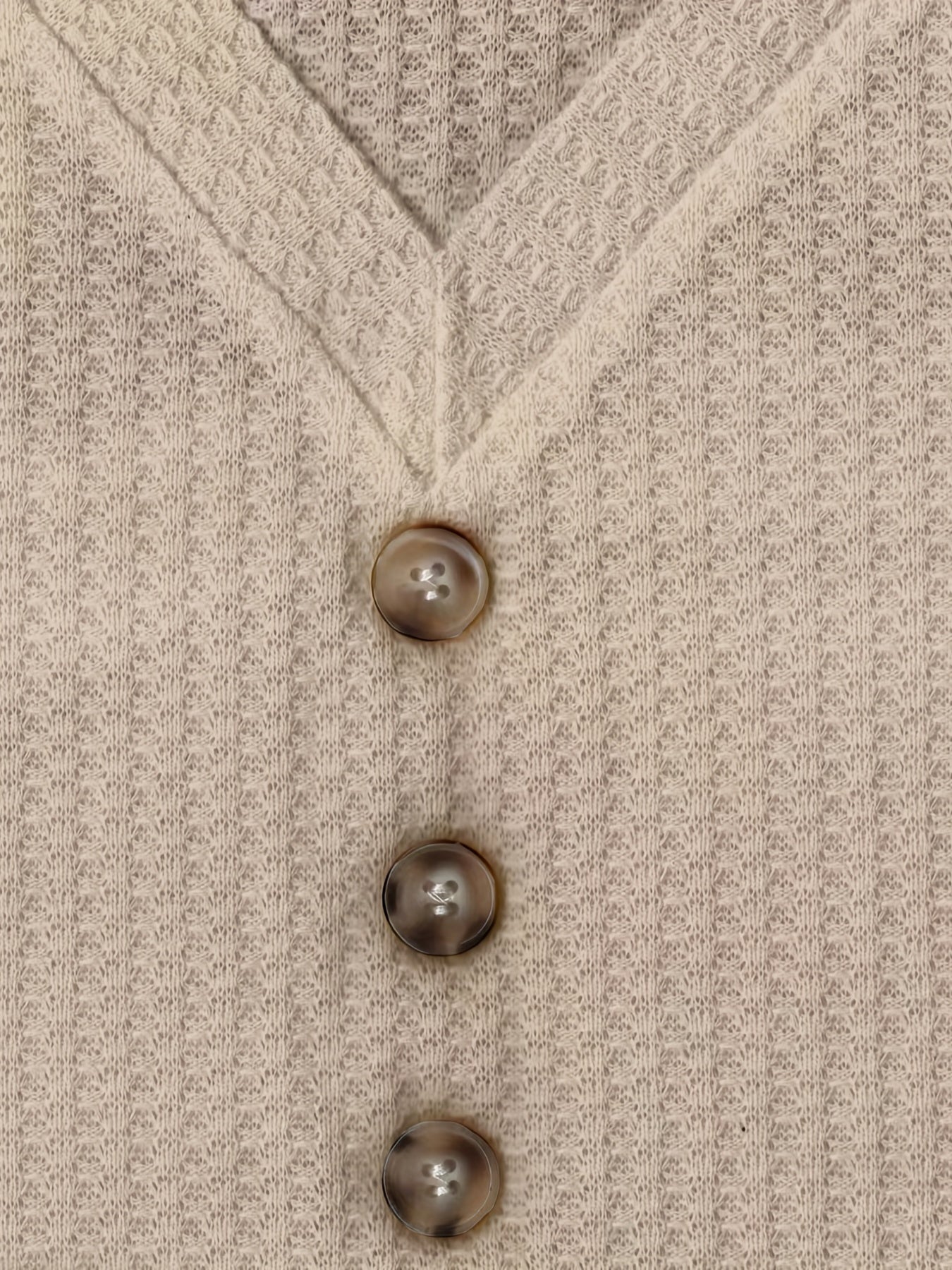 Strukturerad kortärmad T-shirt för kvinnor