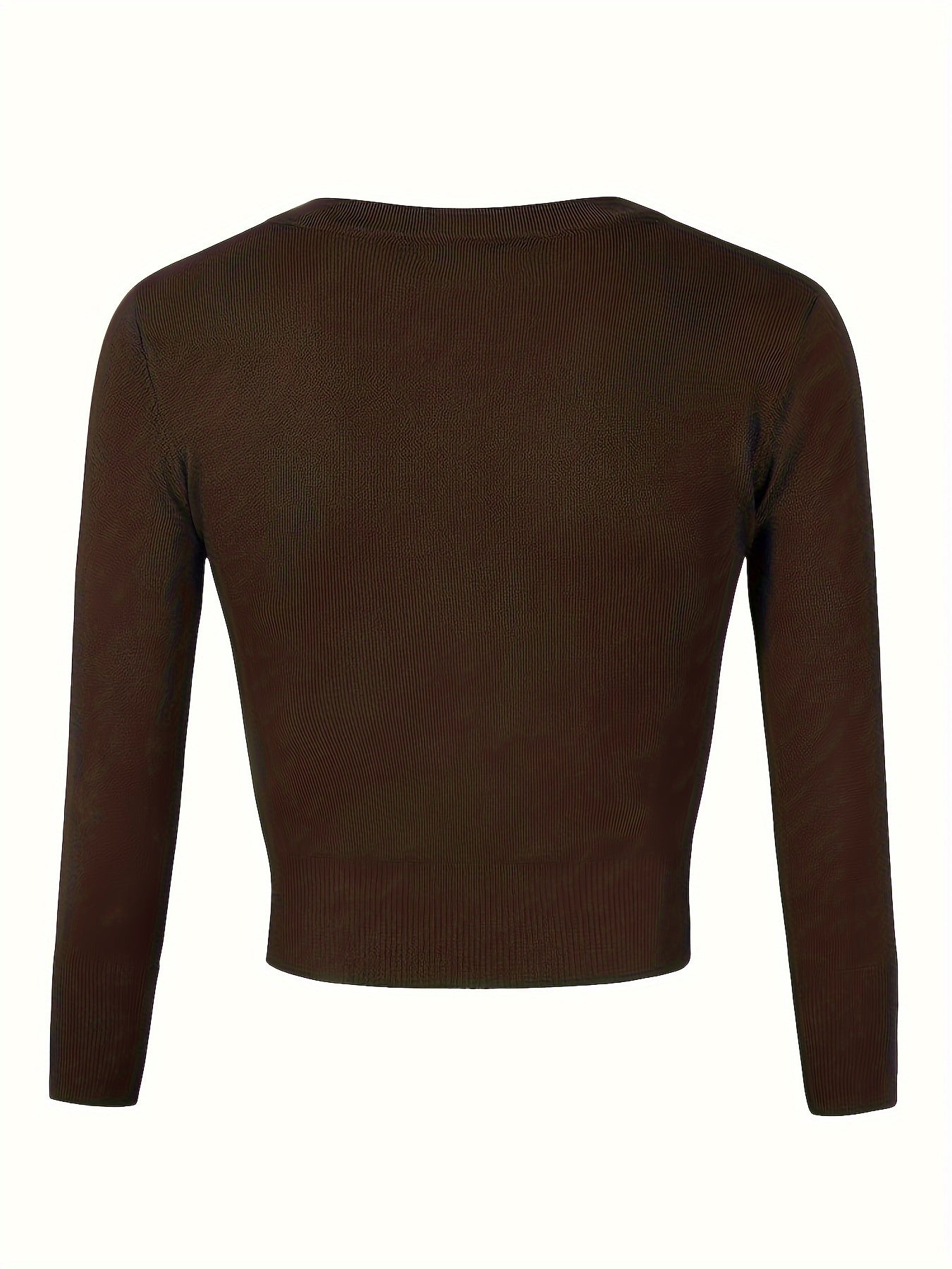 Bolero cardigan med knappstängning