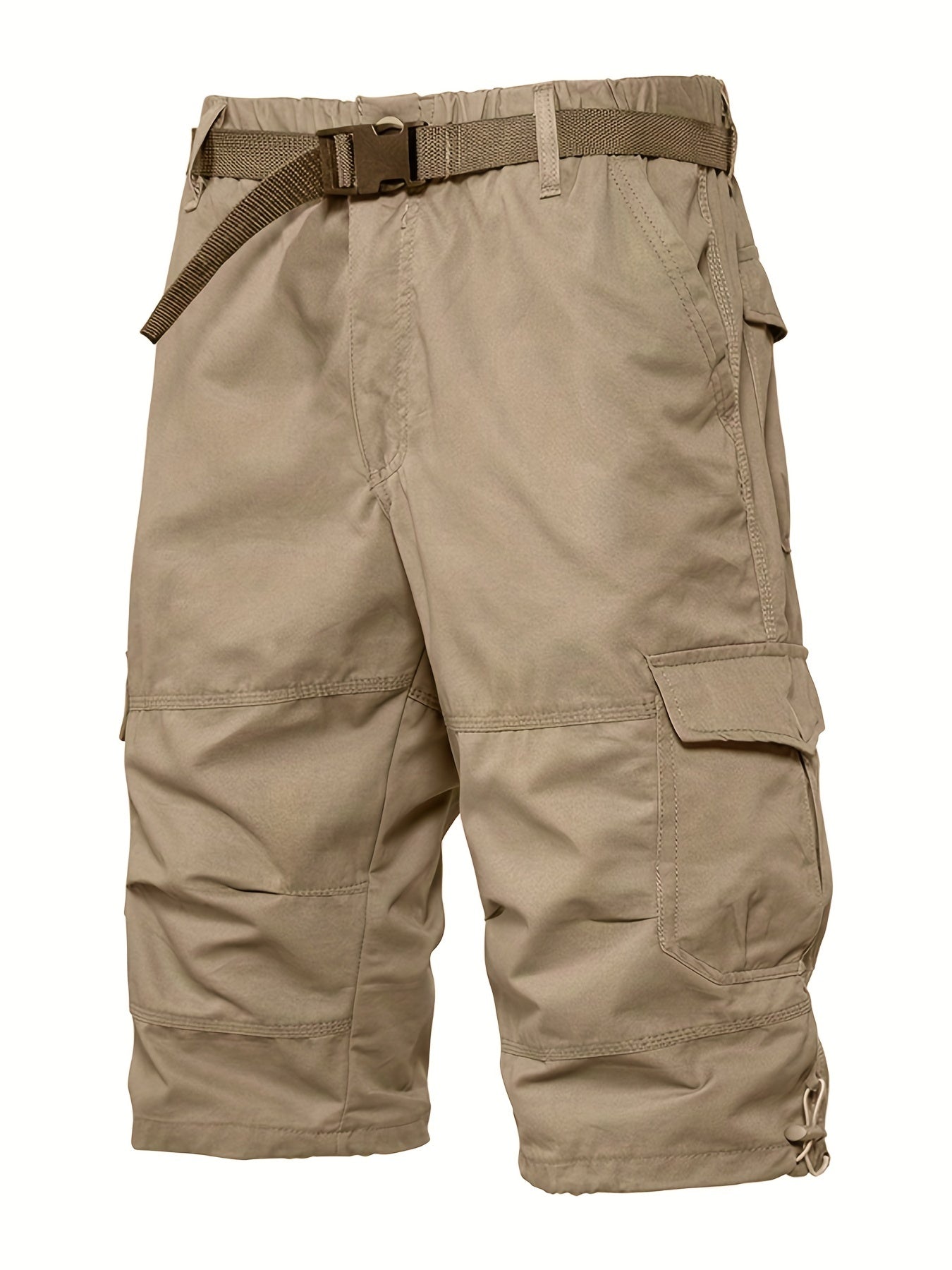 Casual cargo capri shorts för män i street style