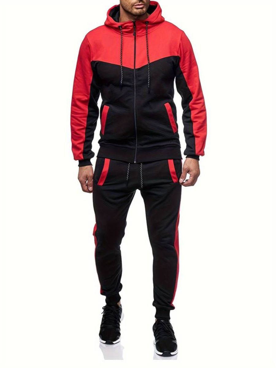 hoodie och träningsbyxor