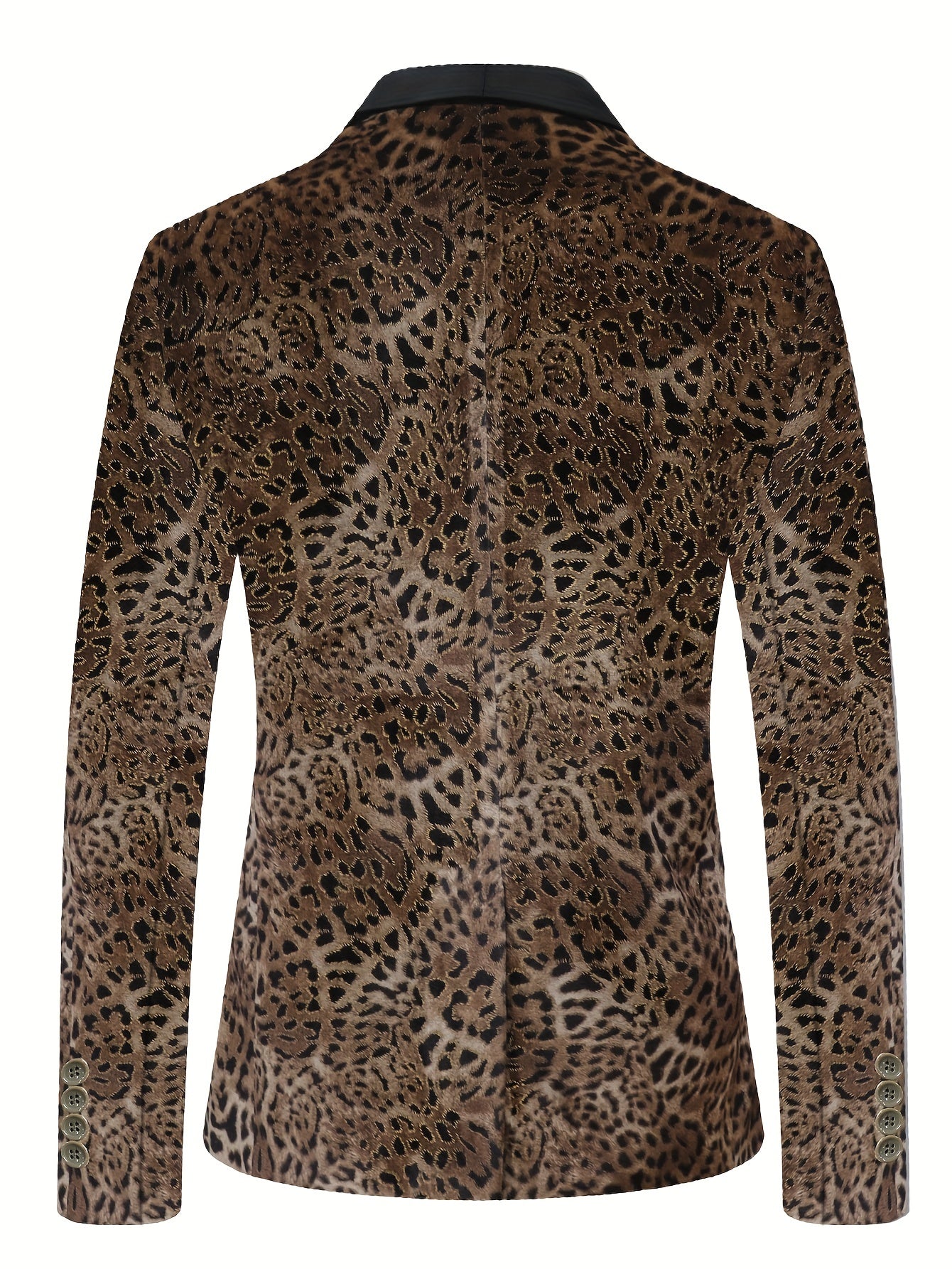 Leopardmönstrad kavaj