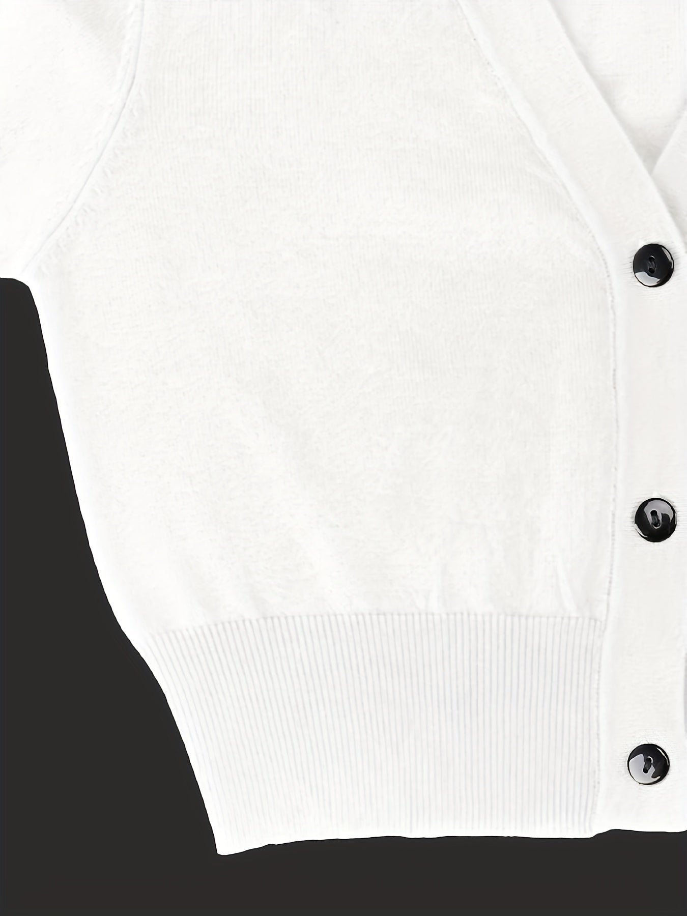 Bolero cardigan med knappstängning