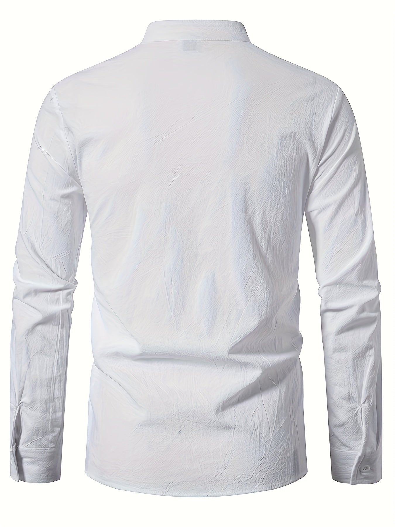 Casual Henley T-shirt med lå nga ärmar