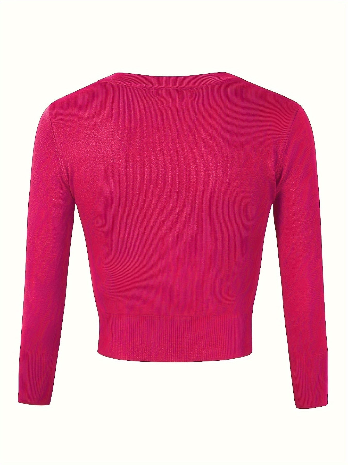Bolero cardigan med knappstängning