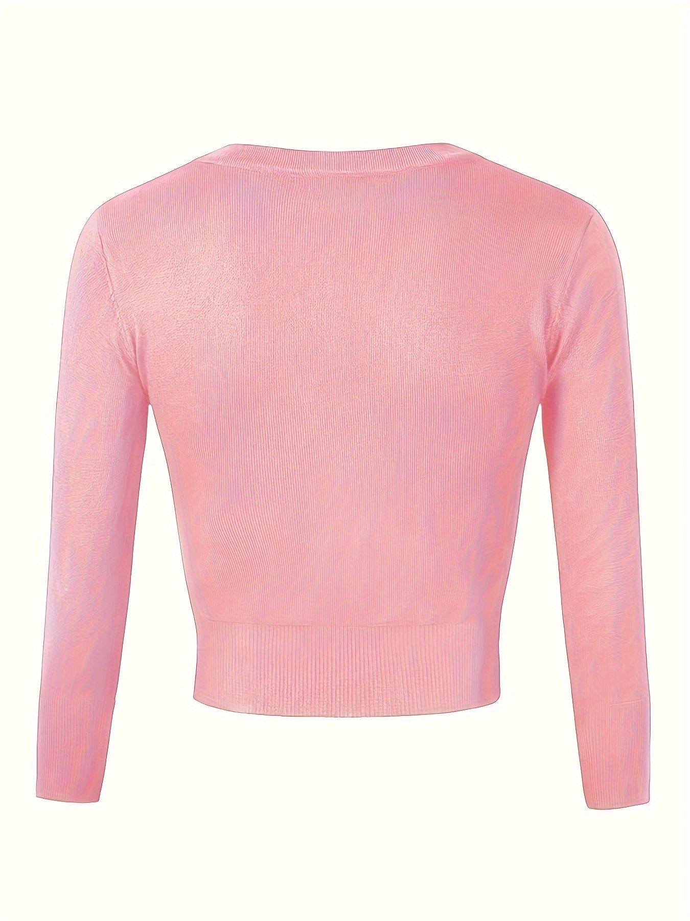 Bolero cardigan med knappstängning