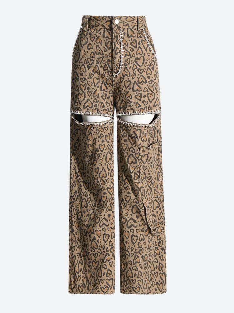 Leopard ih?liga retrojeans