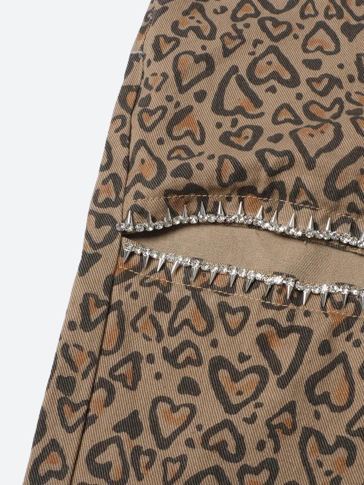 Leopard ih?liga retrojeans