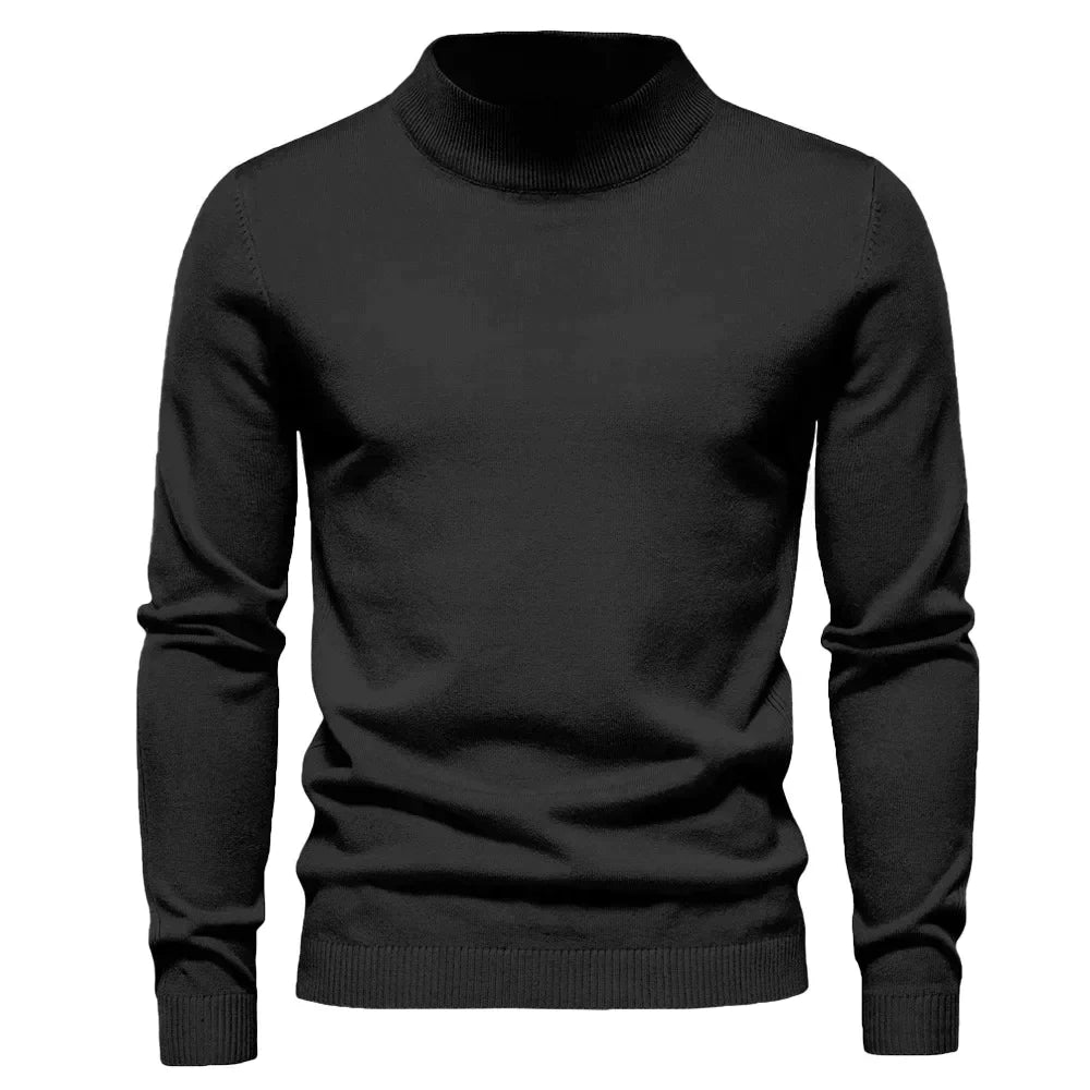 Halv turtleneck för män