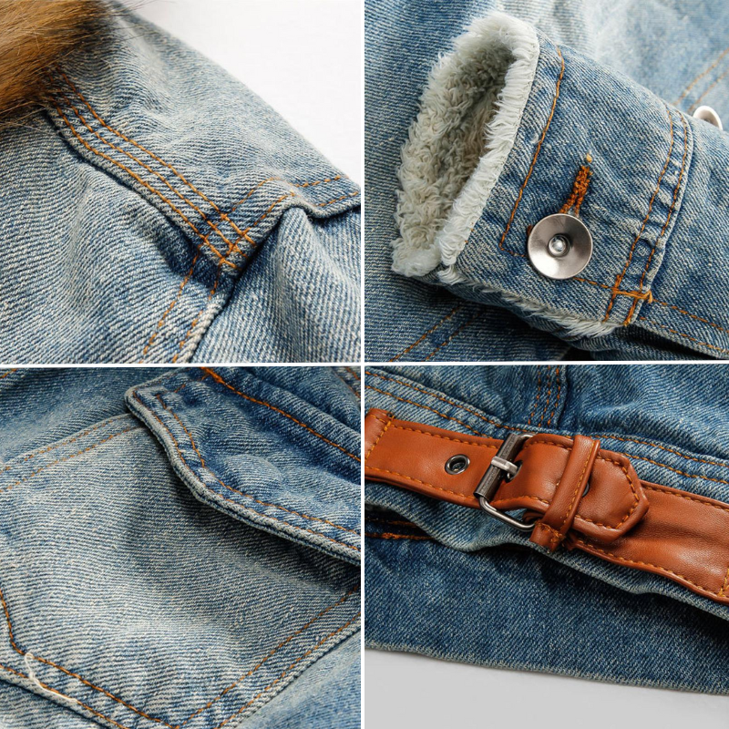 Rockfella Sherpa Edge jeansjacka