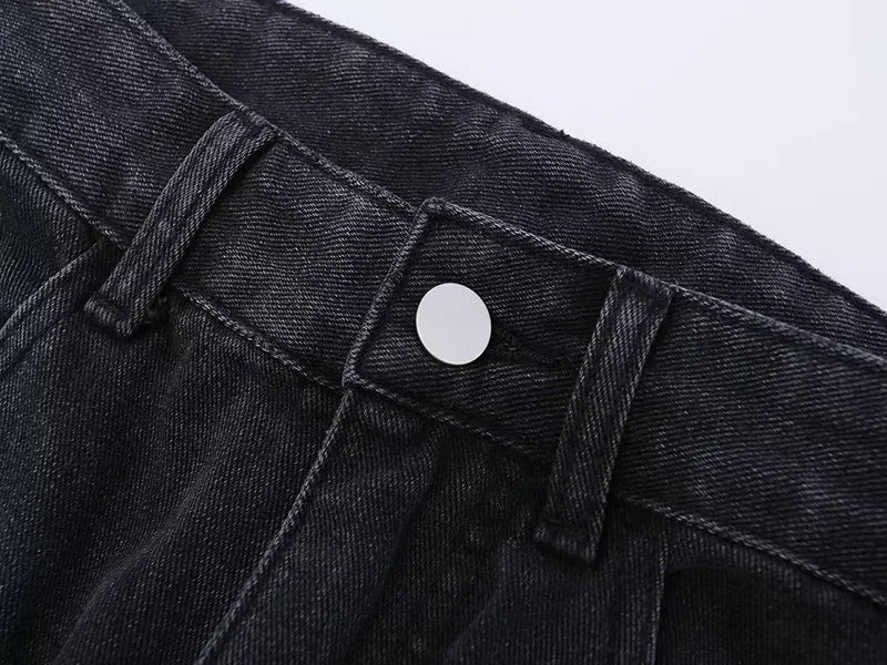 Rippade oversized jeans