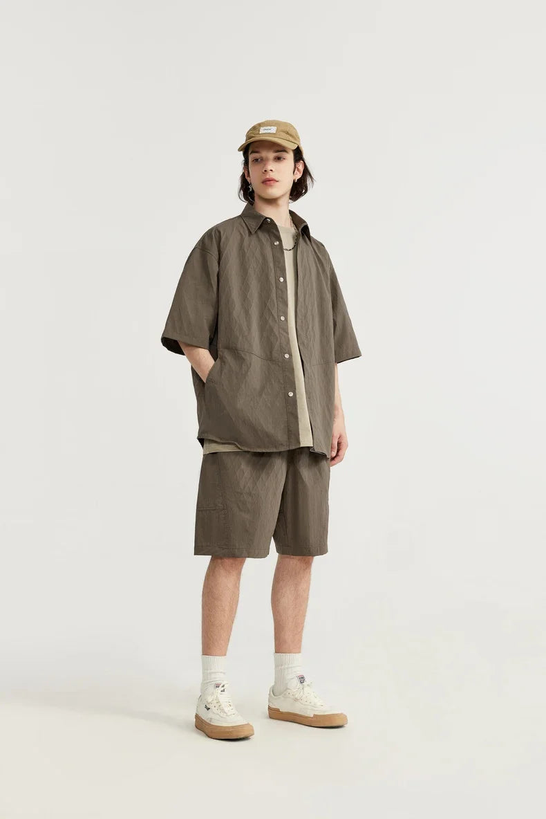 Cargo skjorta med shorts