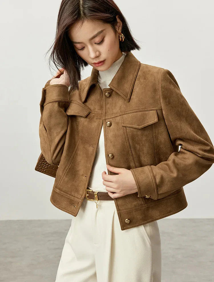 Retro vintage läderjacka