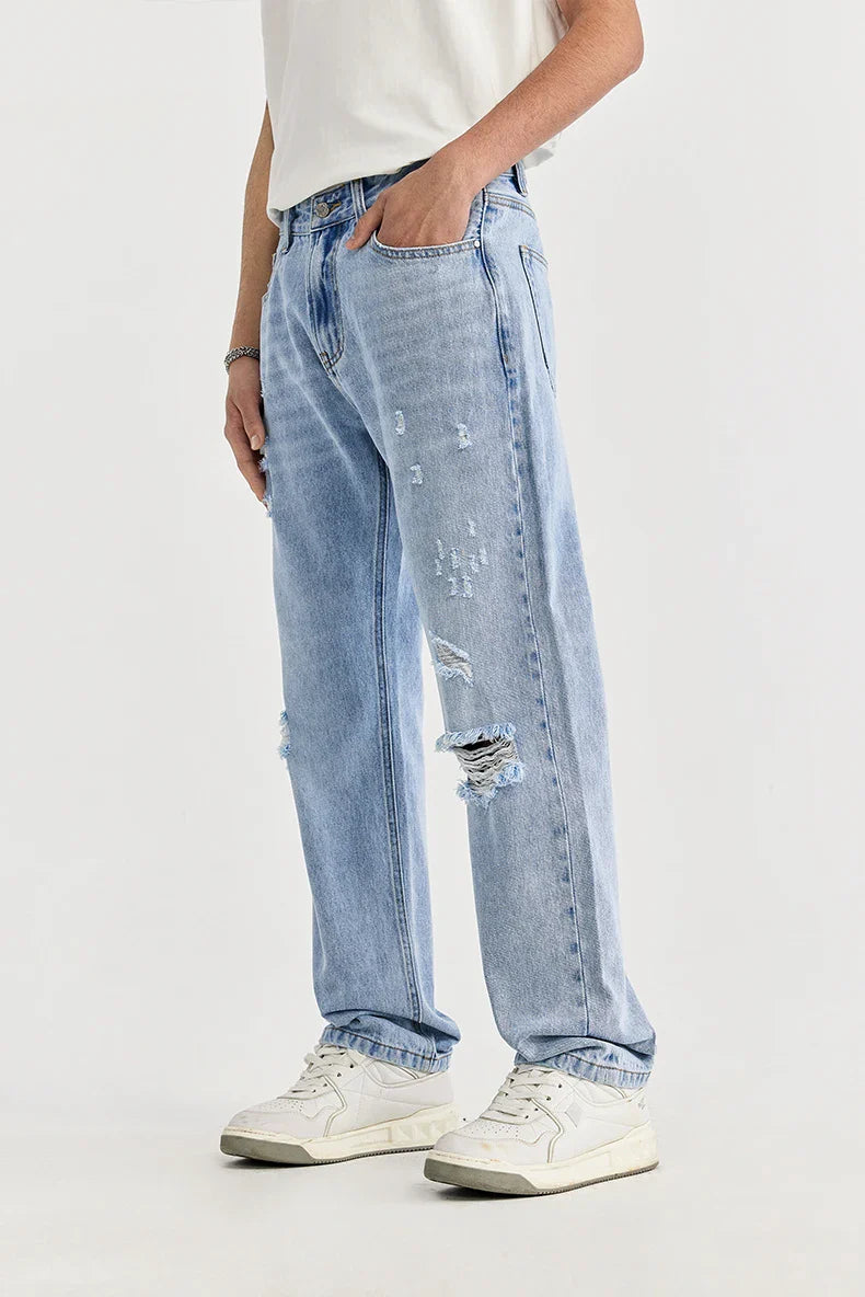 Rippade Slim Fit-jeans
