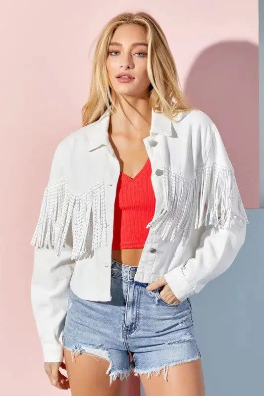 Lös jeansjacka