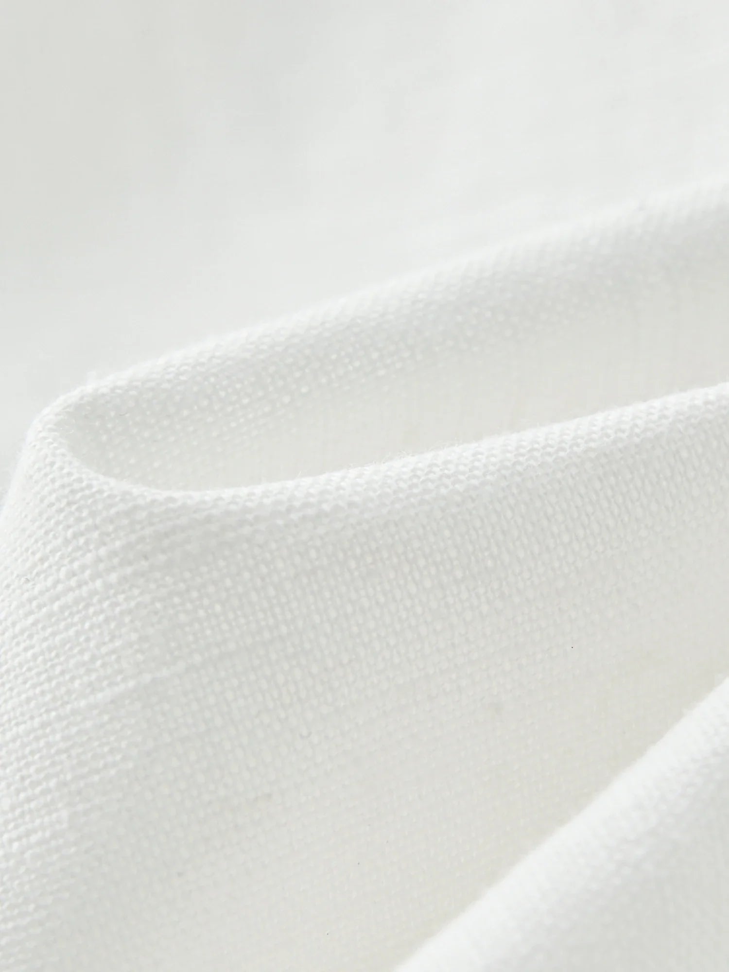 Kortärmad blus i linneblandning